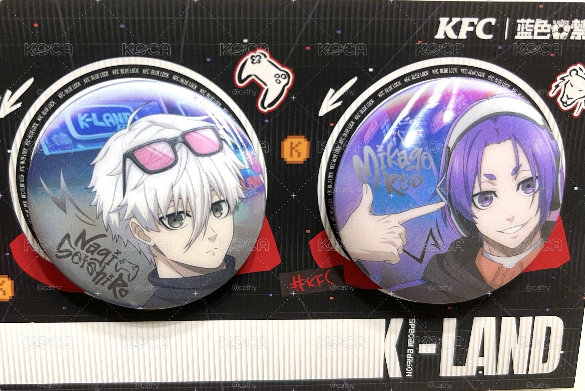 kfc徽章、凪玲徽章組