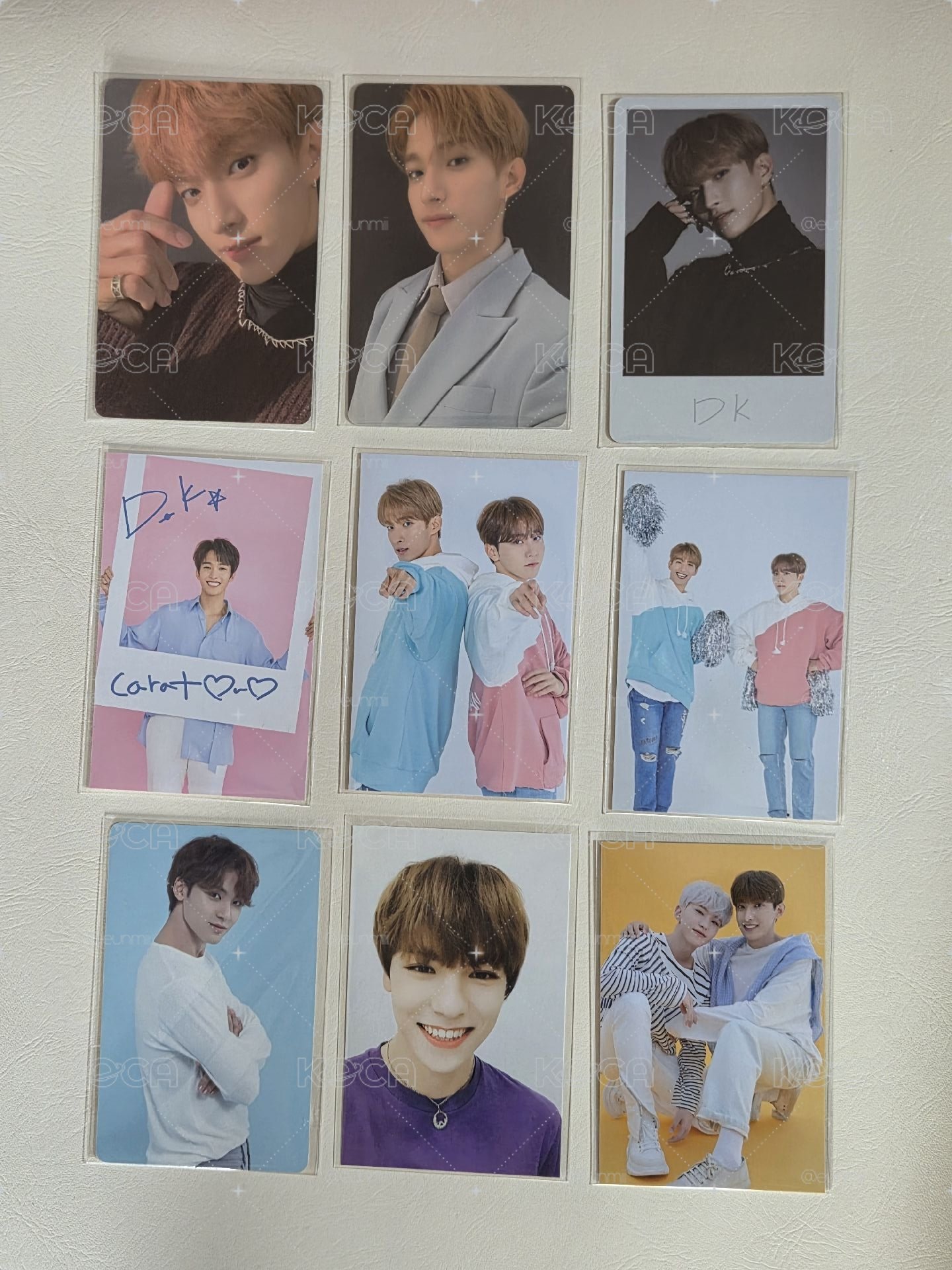 seventeen svt 碩 奎 漢 圓 榮 率 小卡