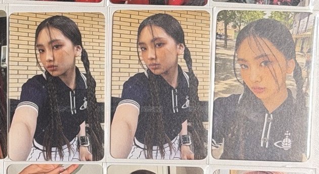 藍書麻花辮3張