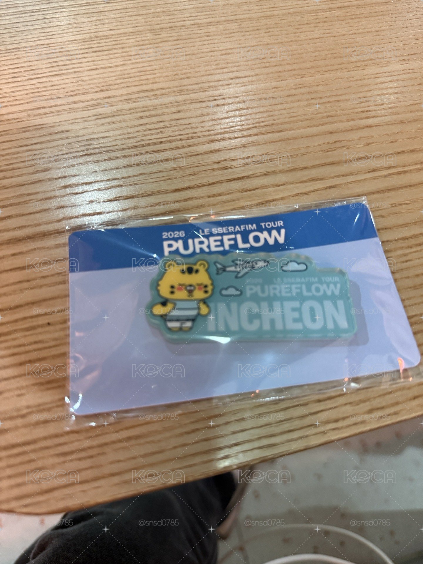 現貨 Le sserafim 26’巡迴 磁鐵 CITY SIGNATURE MAGNET_INCHEON