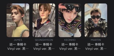 Vinyl還有4張小卡