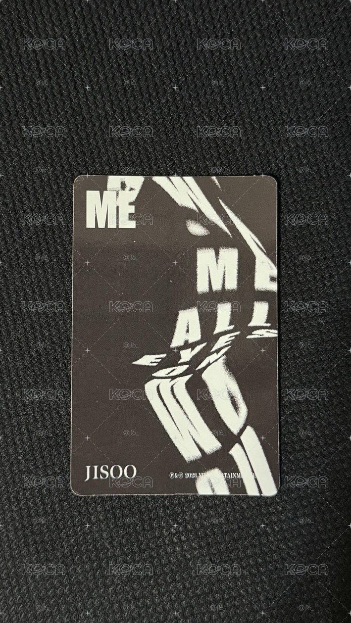 JISOO ME專 （含小卡、CD及圖上內容物）