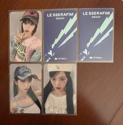 LE SSERAFIM CRAZY yeti 幸運卡 3.0