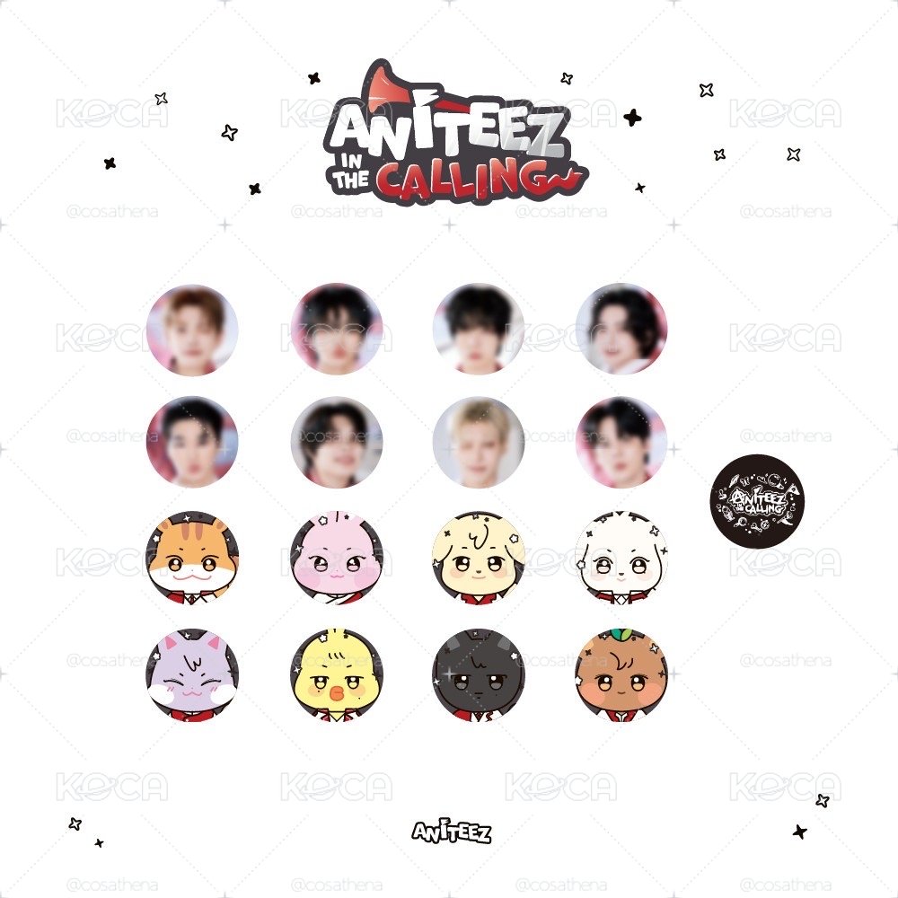 🏴☠️隨機徽章 ATEEZ ANITEEZ IN THE CALLING