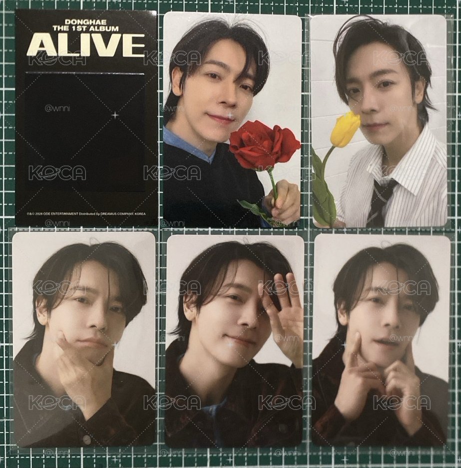 Super Junior 東海 ALIVE 鍵帽專 T恤卡 隨機卡