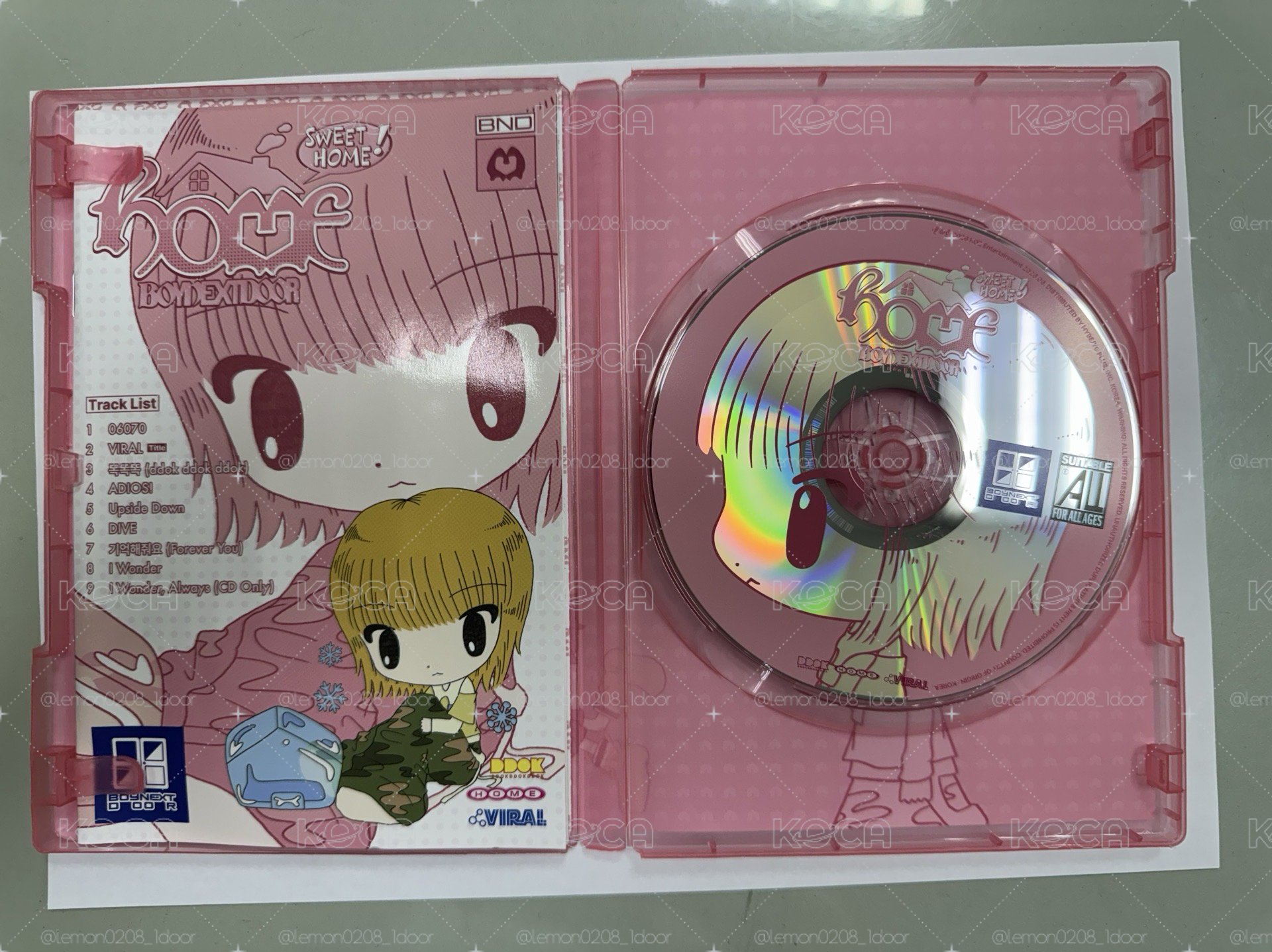 Home sweet home ver. 單封1、2、5已配好