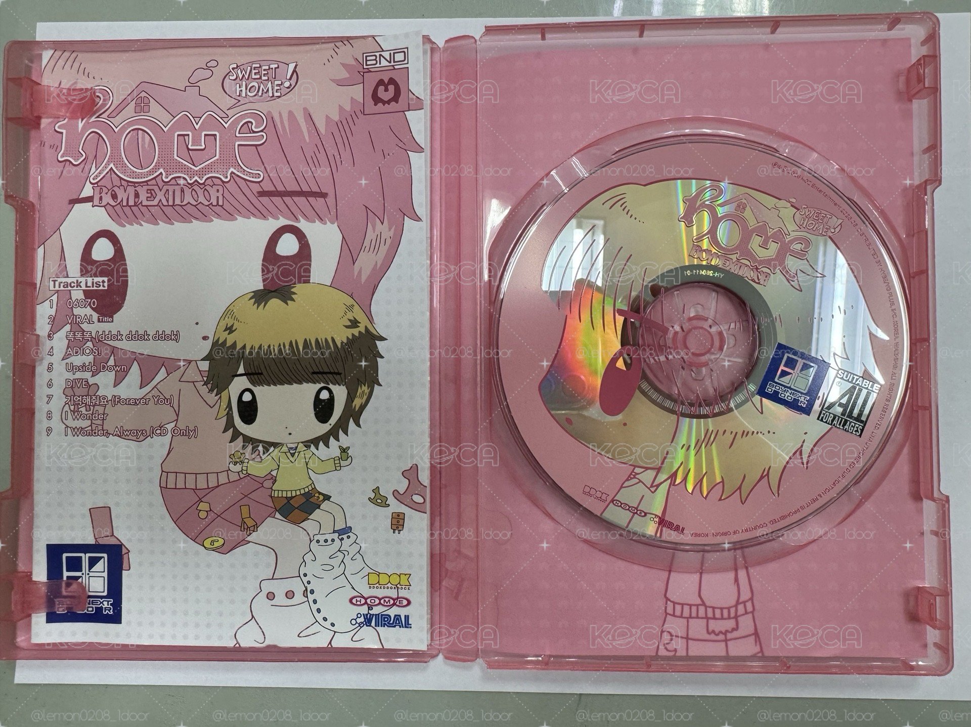 Home sweet home ver. 單封1、2、5已配好