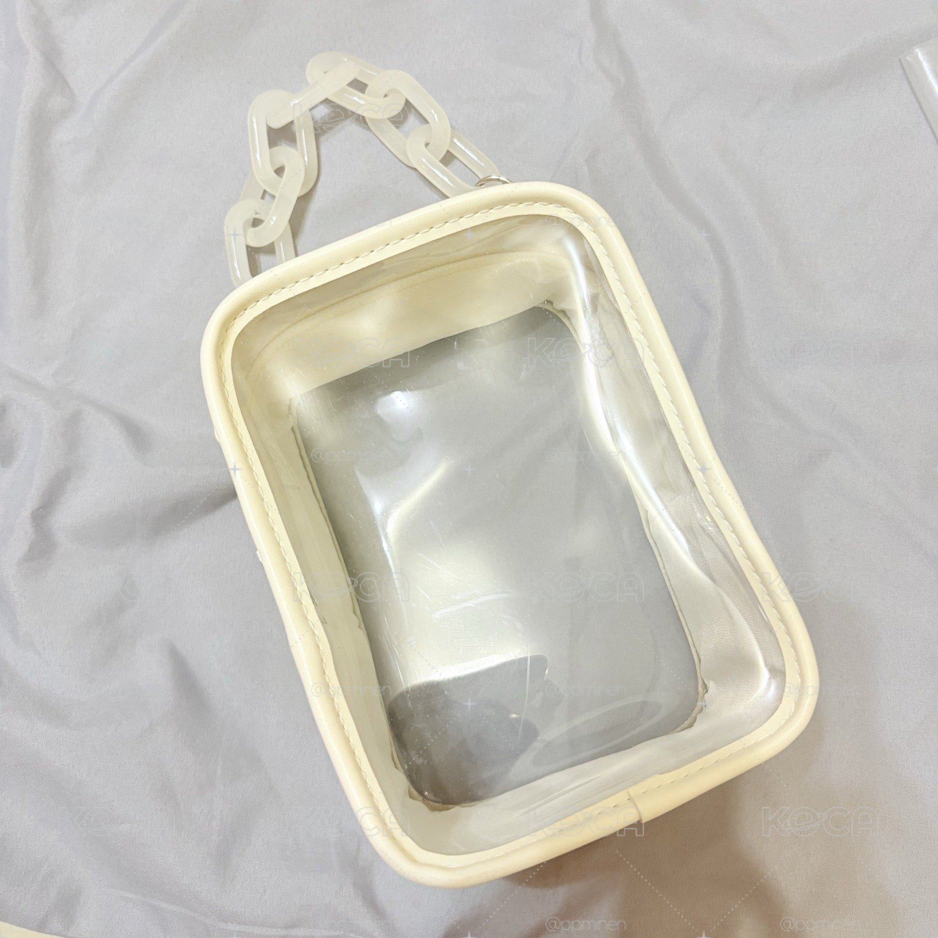 wego米白色娃包