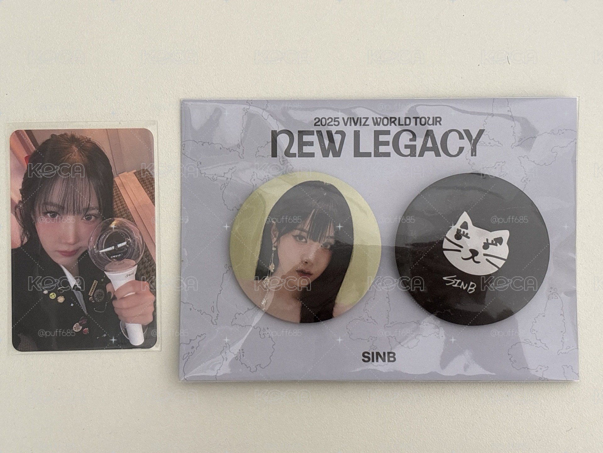 Sinb 手燈卡+徽章