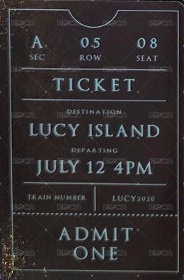 ISLAND 大邱場 入場卡 / 場限卡 Day2 背面