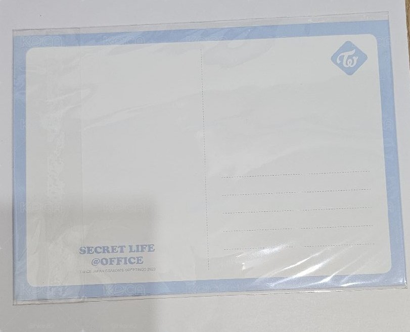 TWICE 2023 JAPAN SEASON’S GREETINGS：SECRET LIFE@OFFICE明信片