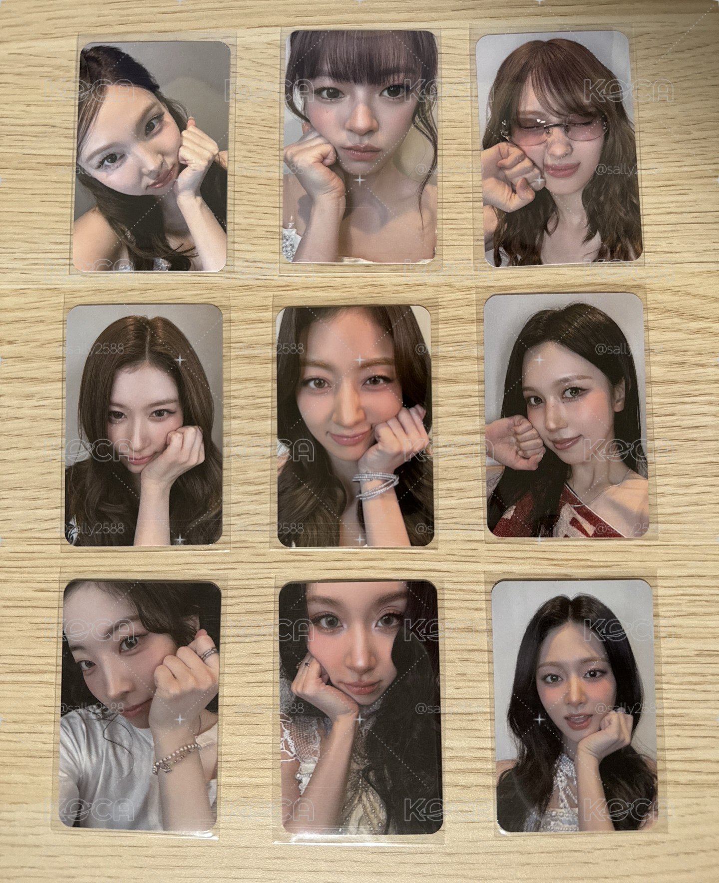 TWICE快閃滿額卡一套