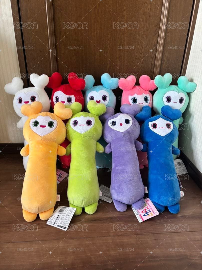 twice毛毛蟲抱枕整組9隻