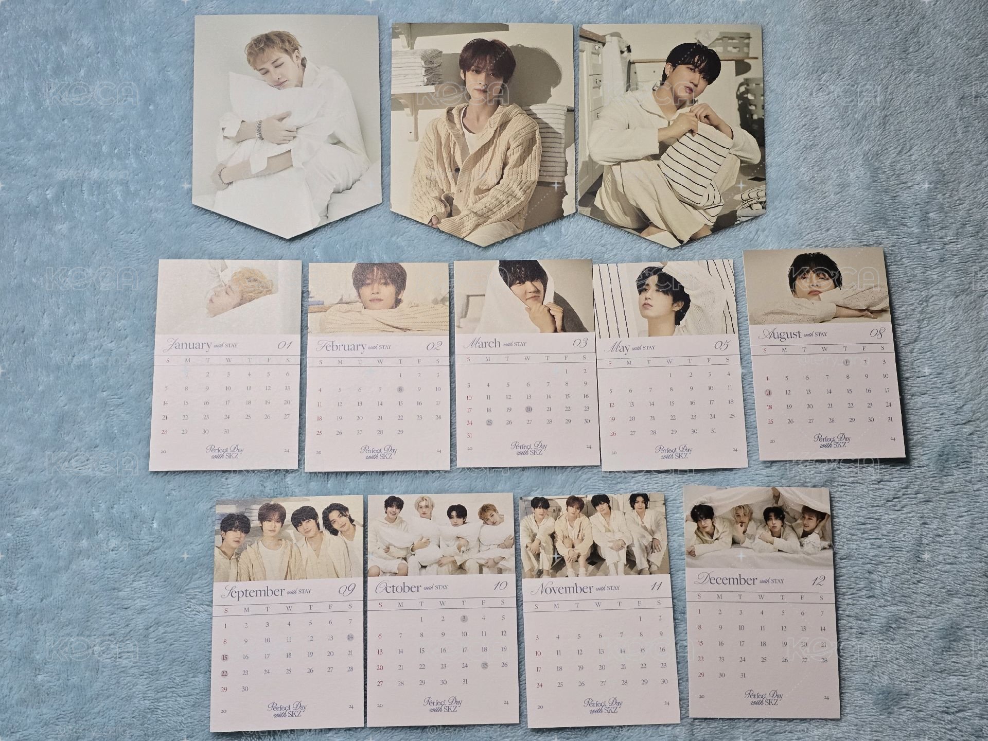 STRAY KIDS 2024年曆配置