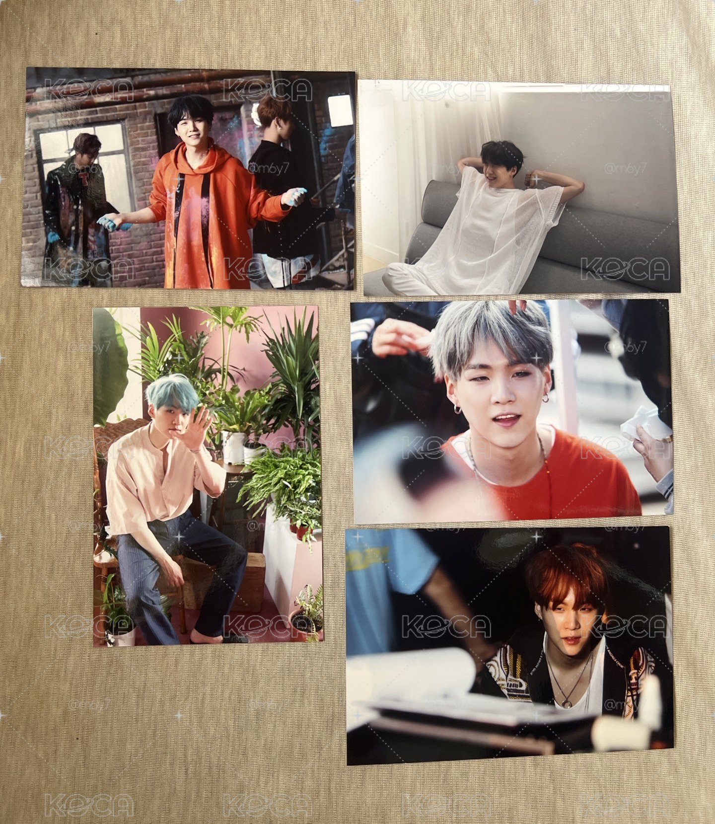 BTS 2018 오,늘 今日展 生寫真 閔S1
