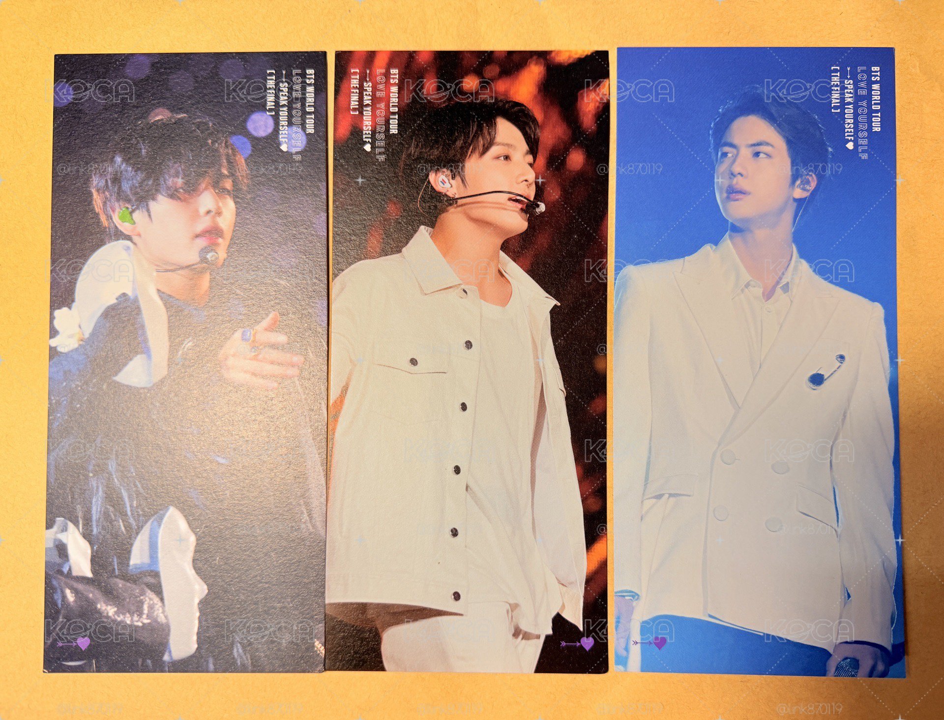 BTS SPEAK YOURSELF DVD 書籤