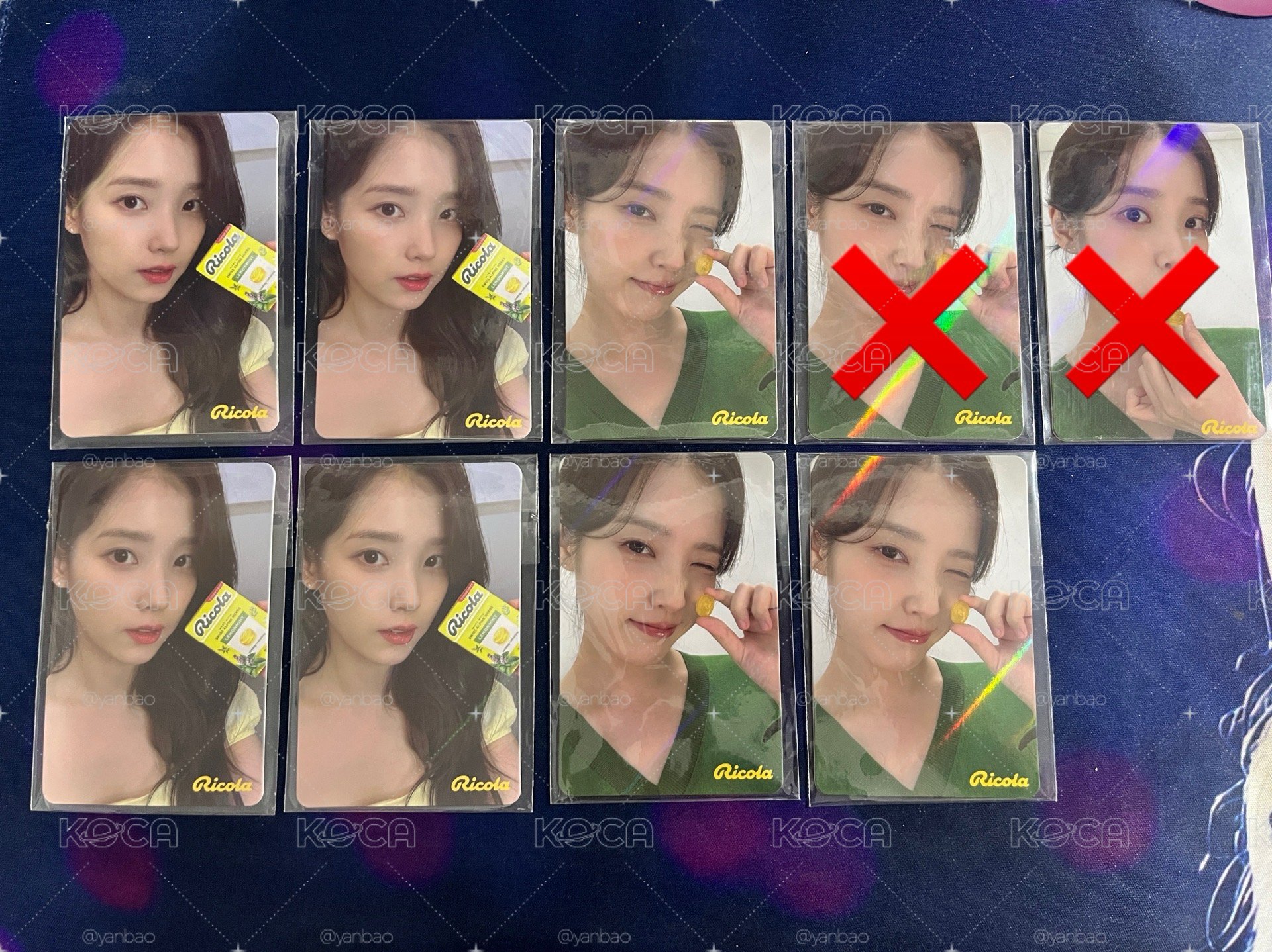 IU 利口樂 Ricola 小卡組🍋