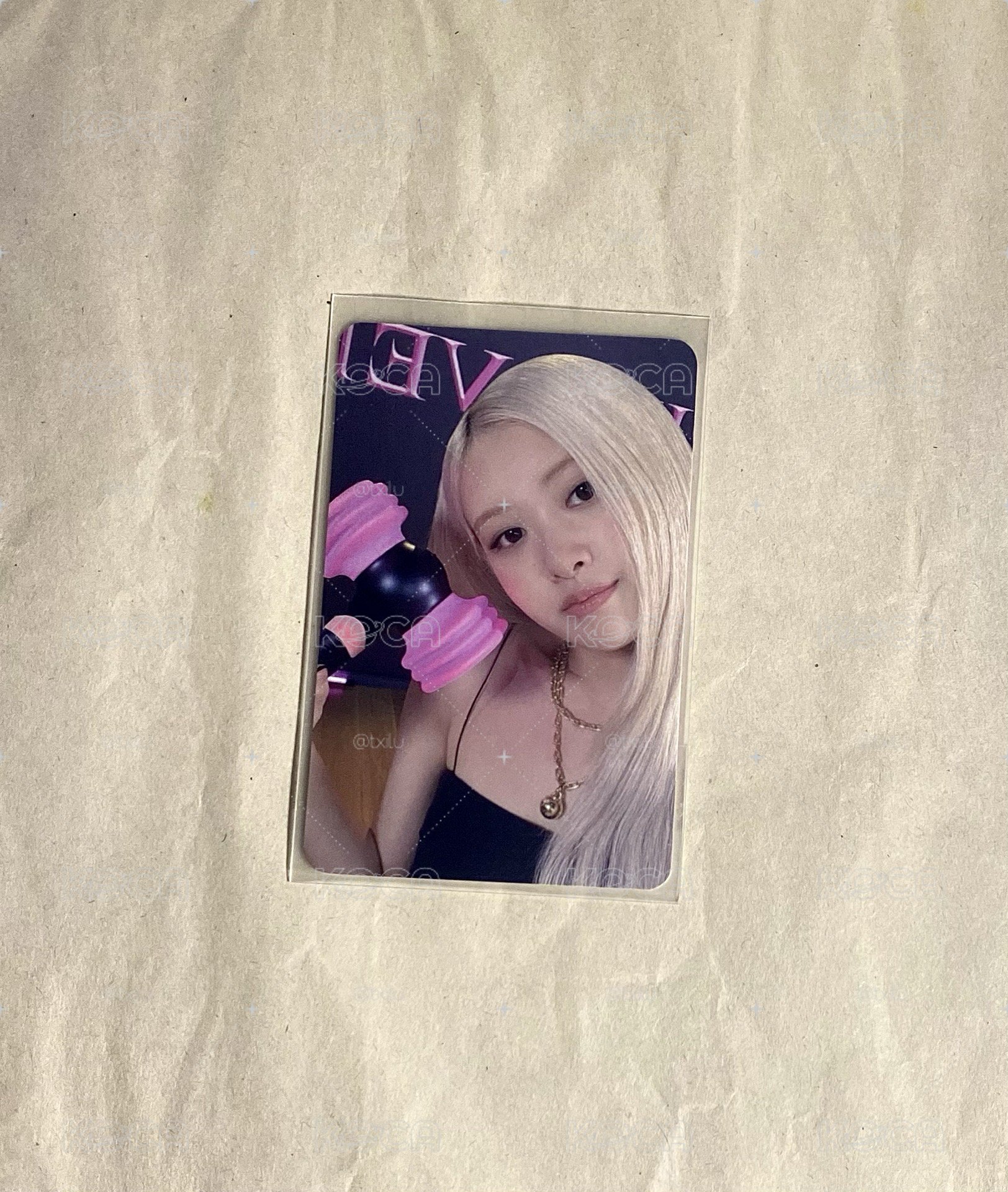 Blackpink｜Rosé手燈卡