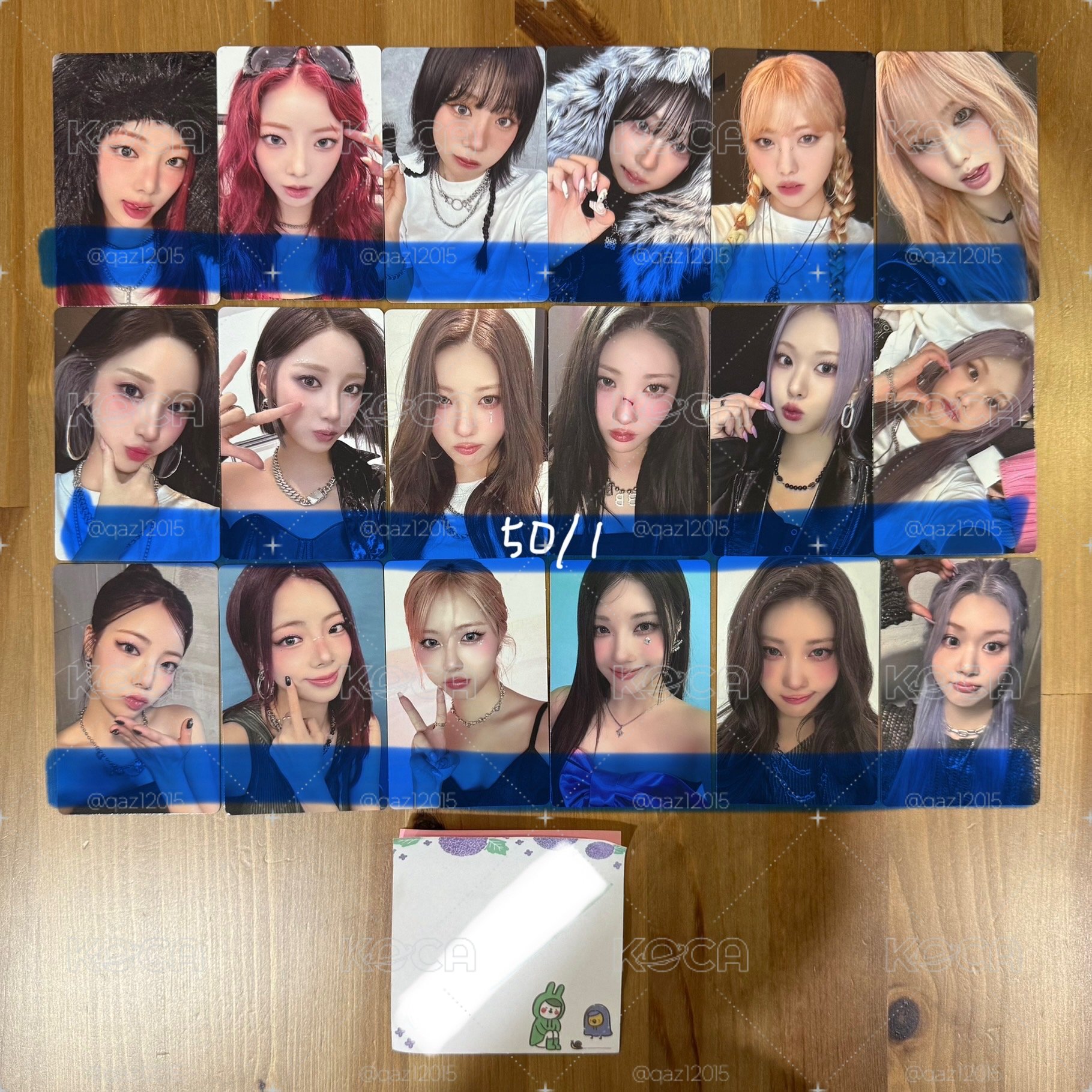 Purple Kiss 迷六 BXX 小卡