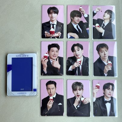 SJ SS10 日週甜點盤卡 成套全9張 買就送磁吸卡套