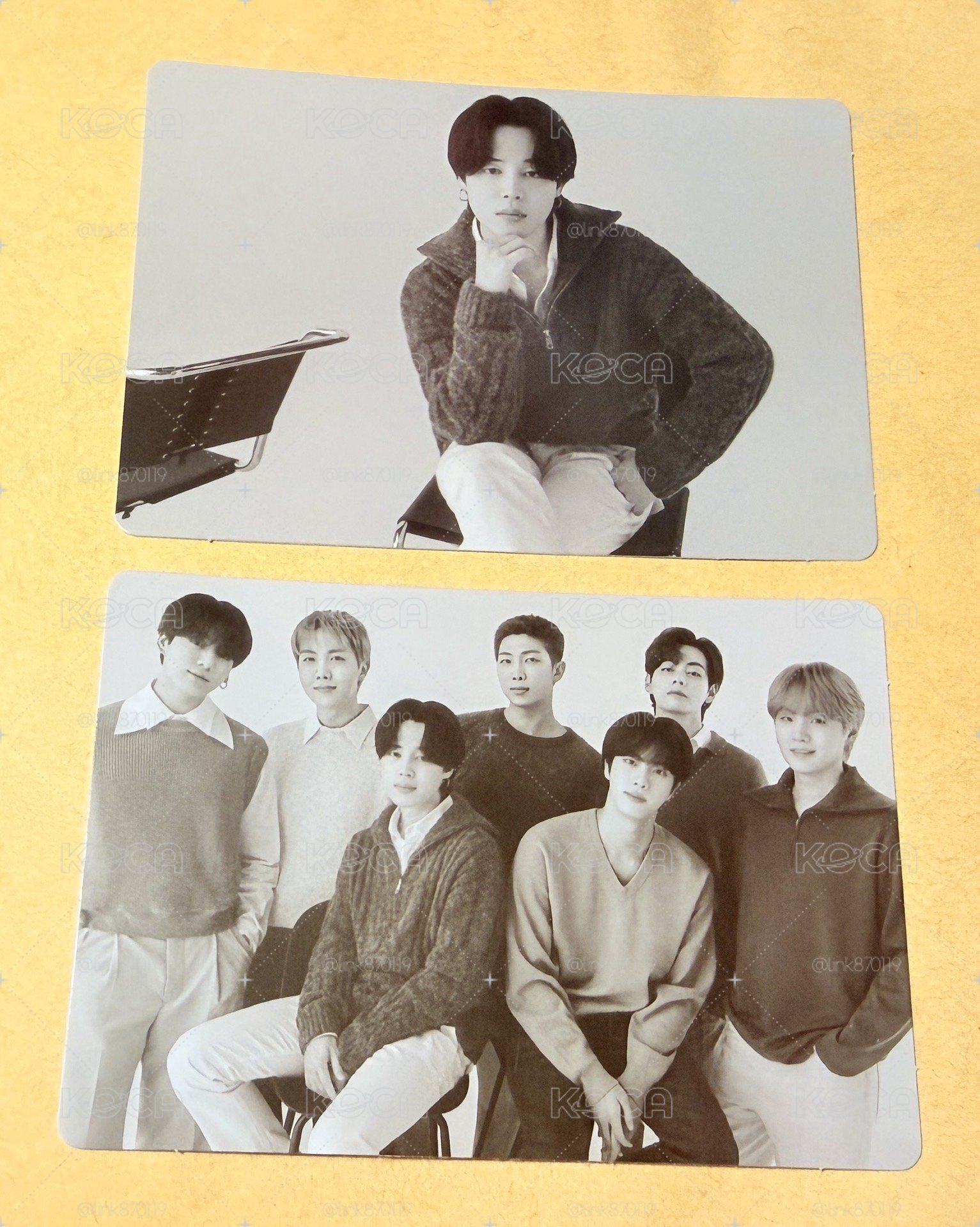 BTS MONOCHROME  小卡
