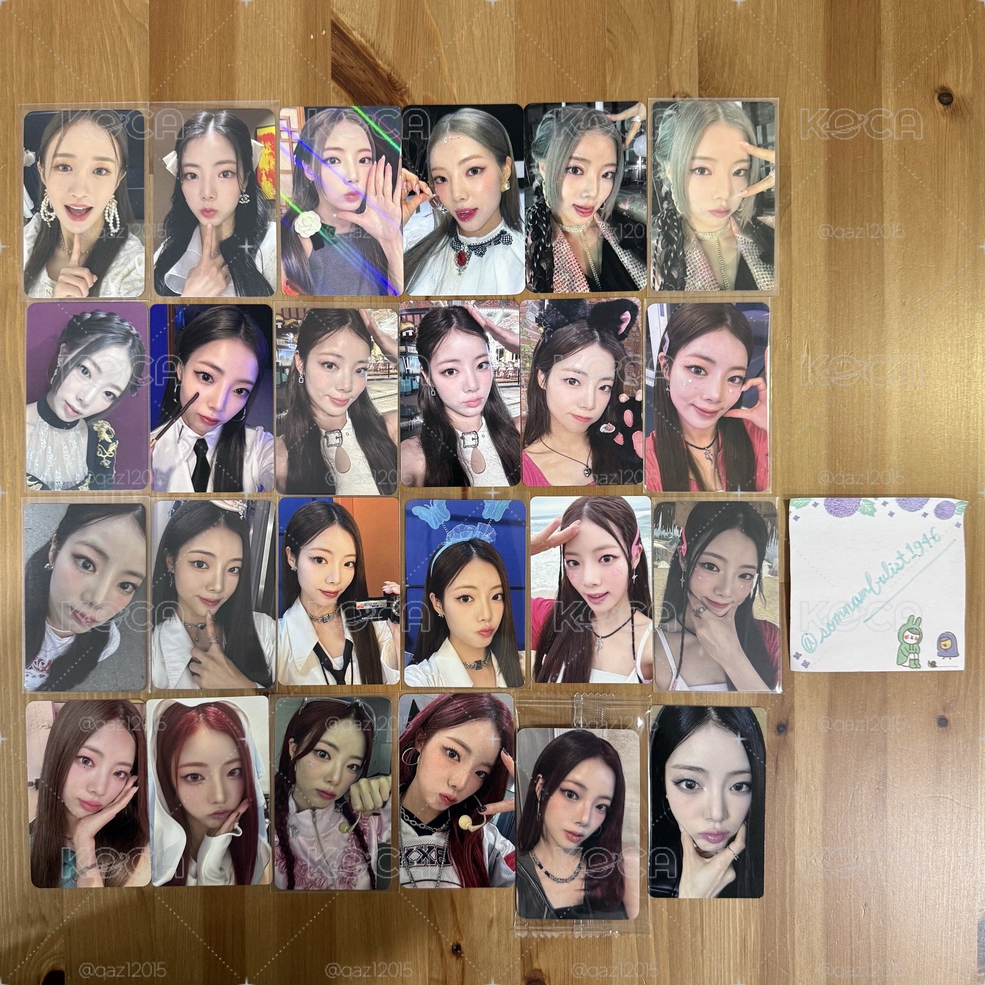 Purple Kiss 迷四 Geekyland 小卡 Nerdy