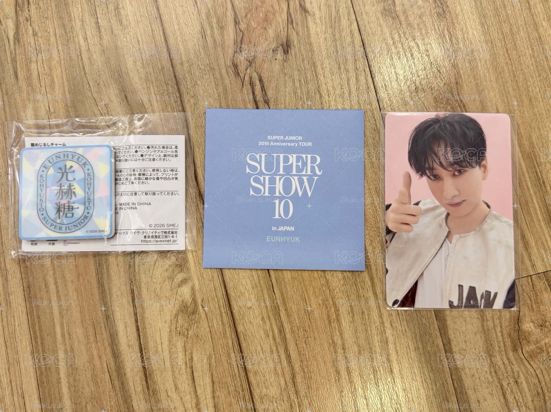 SJ 銀赫 小熊餅乾卡+日週扭蛋