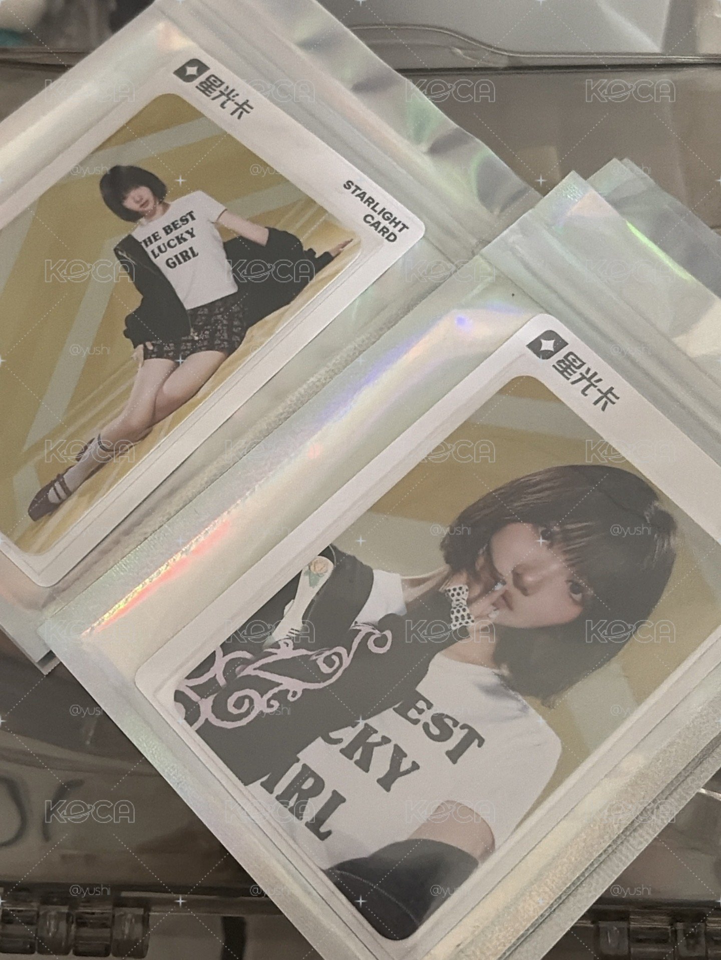 style jiwoo 星光卡兩張