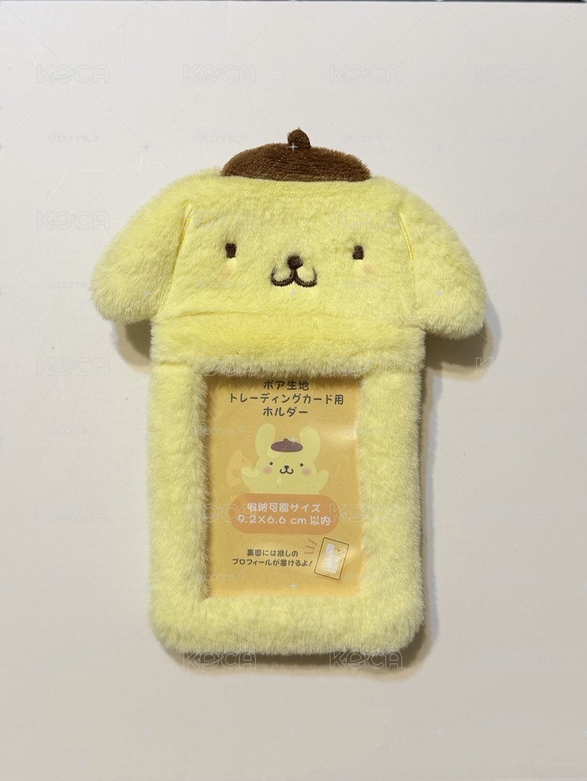 布丁狗 偶像應援小物 絨毛卡套