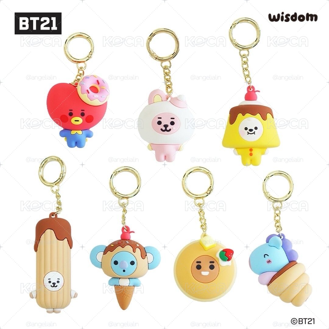 【BT21】娃娃鑰匙圈（甜點系列）RJ 吉拿棒