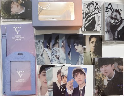 （現貨 整圖出）seventeen 一代小手燈 吊飾 克拉棒 日咖 卡套 行李夾