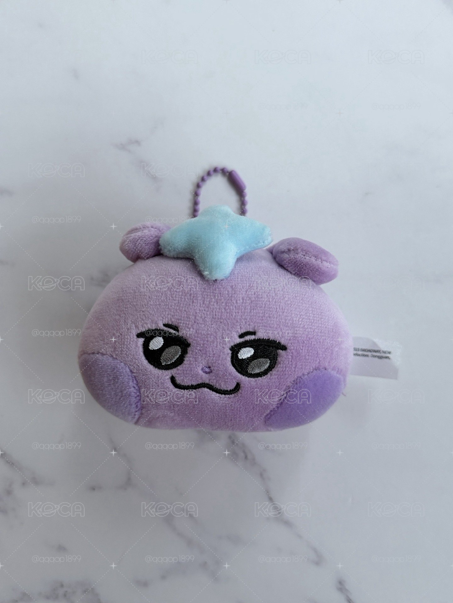 MIGHTEEZ 鑰匙圈吊飾 FACE PLUSH KEYRING