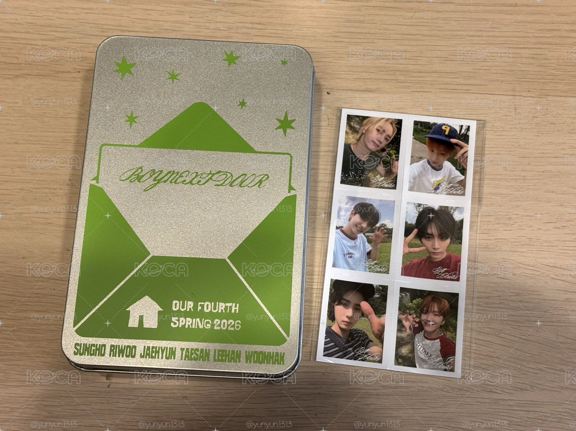 BND 芝加哥回憶錄鐵盒+特典貼紙