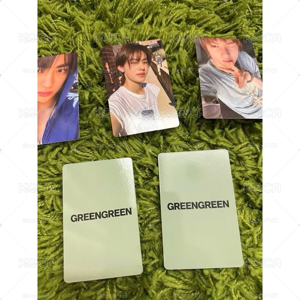CORTIS  迷你二輯  GREENGREEN  環球預售特典 特典小卡