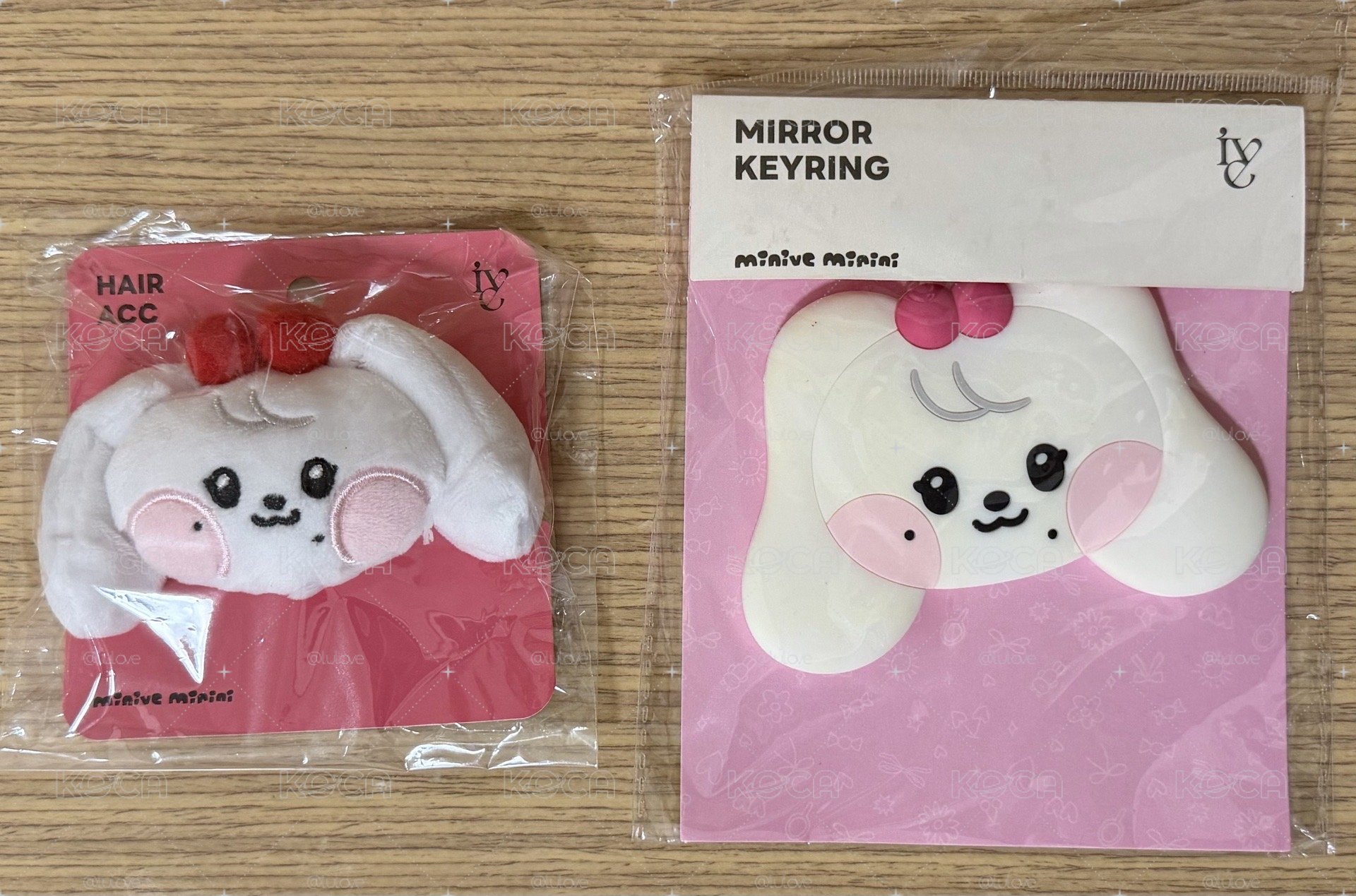 IVE LINE Friends minini 張員瑛 髮圈 鏡子