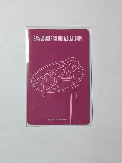 DRIP yg線下 特典卡 快閃 B ver.