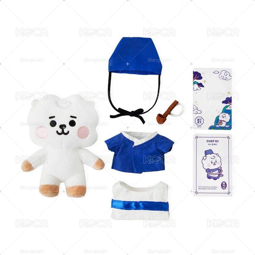 【BT21】絨毛玩偶（Baby K-Edition系列）RJ 韓服廚師