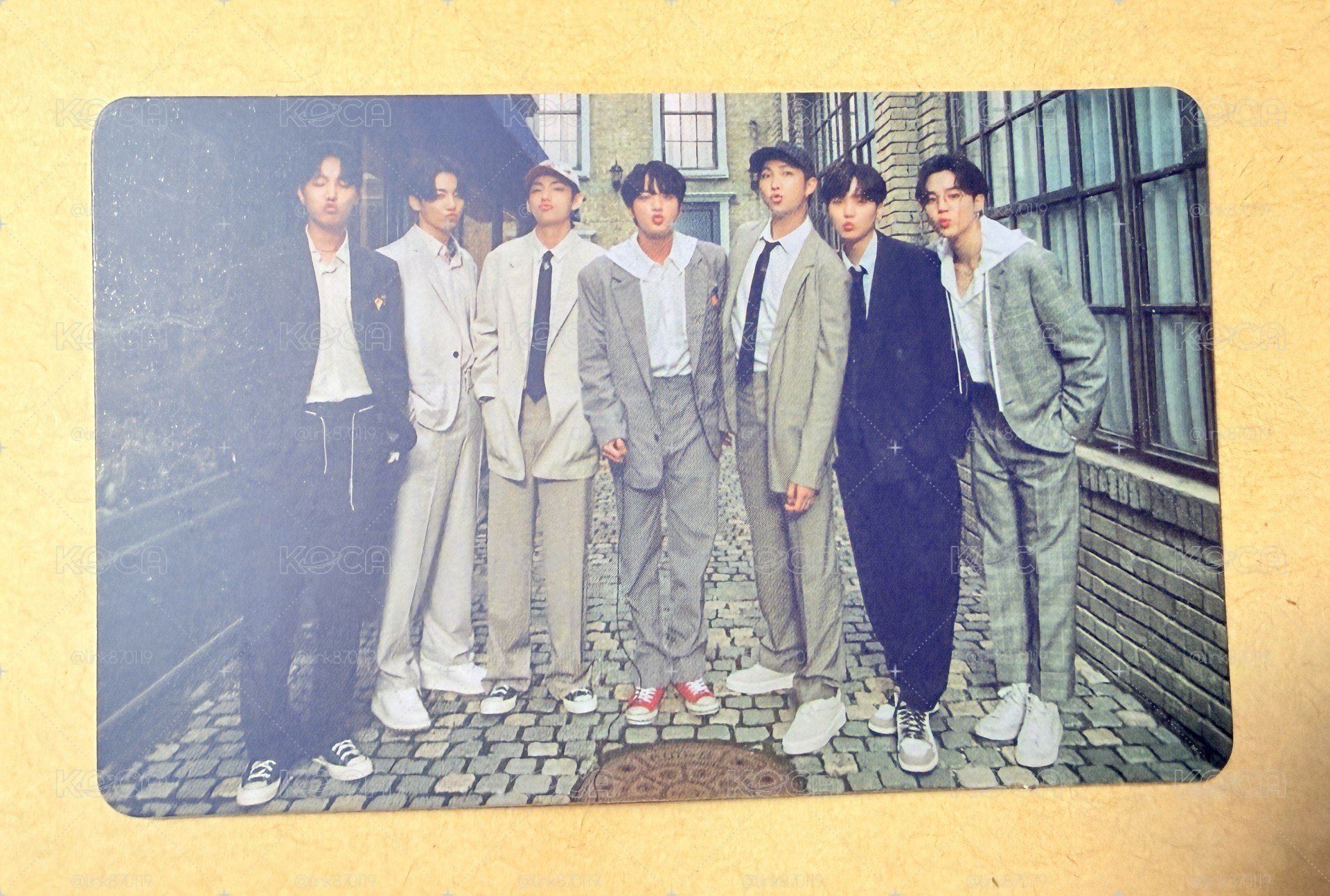 BTS BE 固卡 團卡