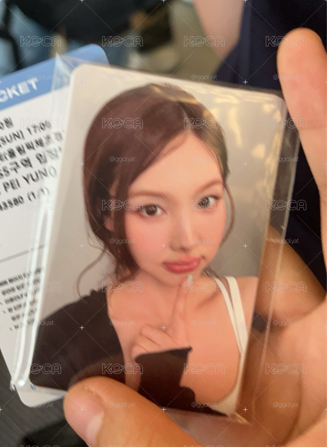 TWICE 安可場第三天入場卡