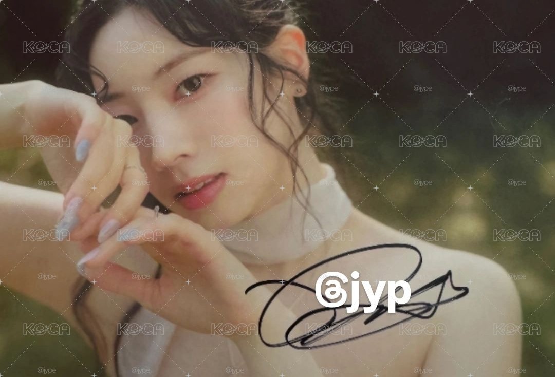 TWICE 多賢美版親簽明信片