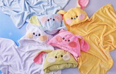 BUNINI 造型 毯子 + 毛巾