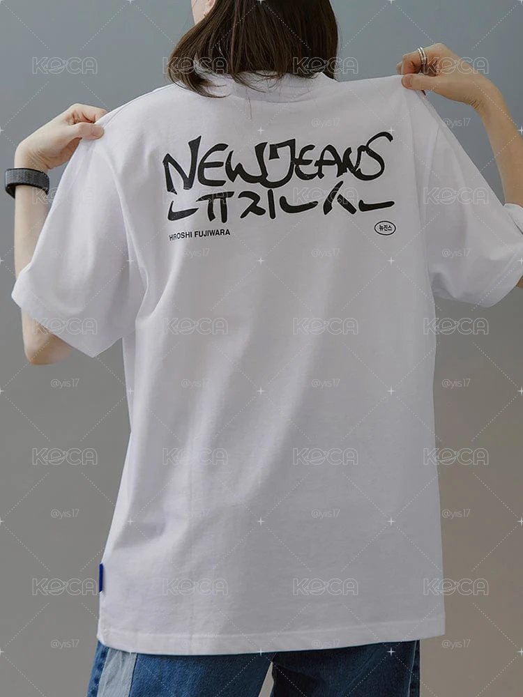NewJeans x Hiroshi Fujiwara 聯名短袖 ver. 2