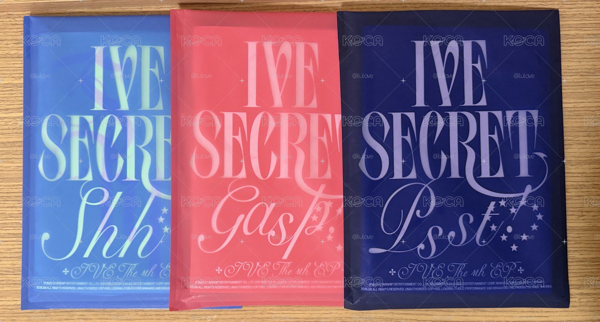 IVE SECRET 空專3張