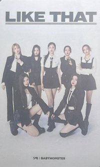 BABYMONS7ER Like That 打歌卡 團卡