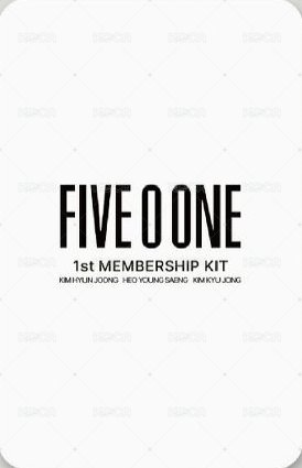 2026會員禮 mnet 會員禮卡  背面