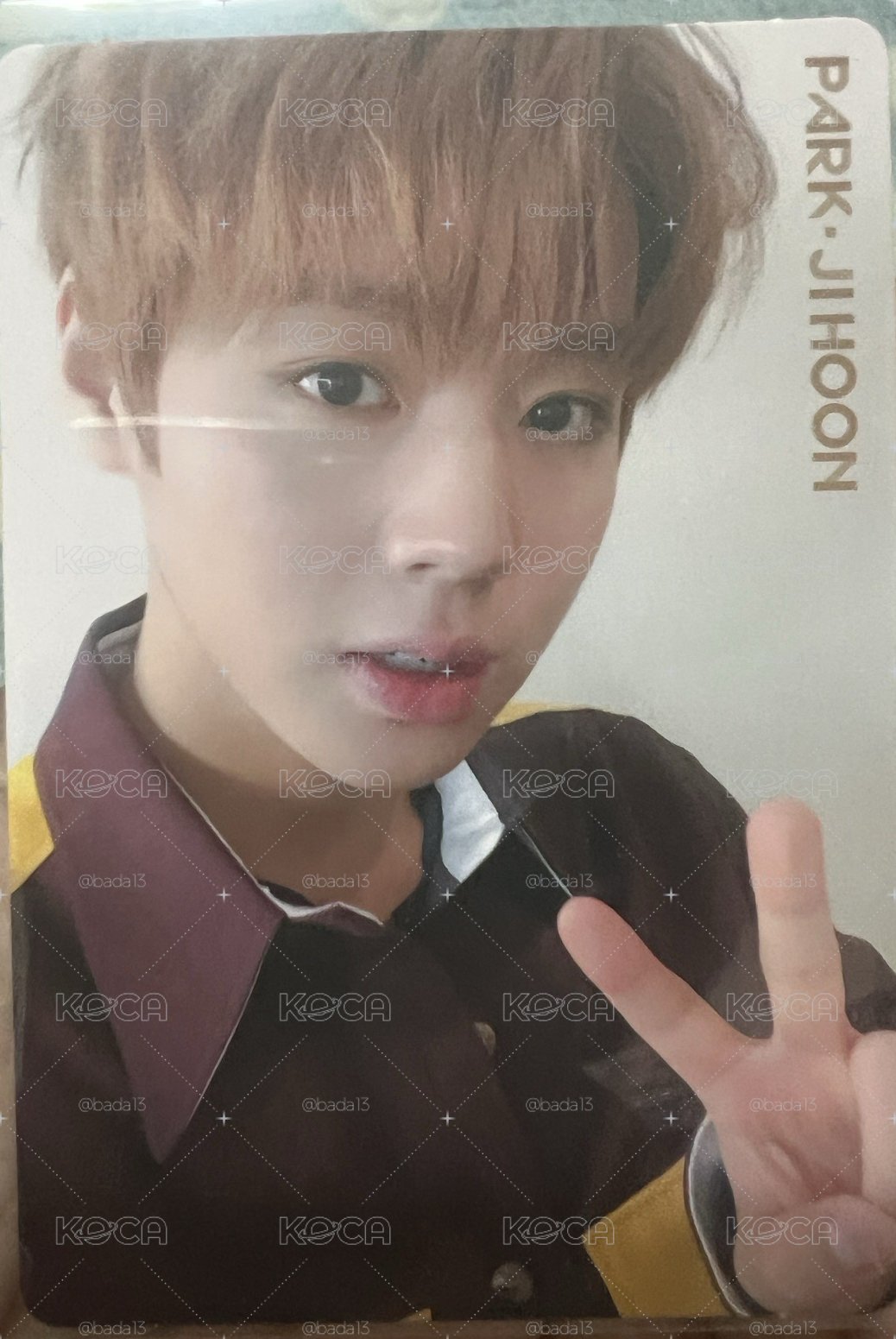 Wanna one 朴志訓 0+1=1 (I PROMISE YOU) 專輯卡