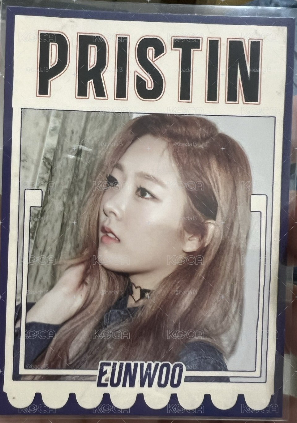 PRISTIN 銀雨 資料卡 HI! PRISTIN 專輯卡