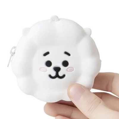 【BT21】矽膠零錢包（初代大頭款）RJ