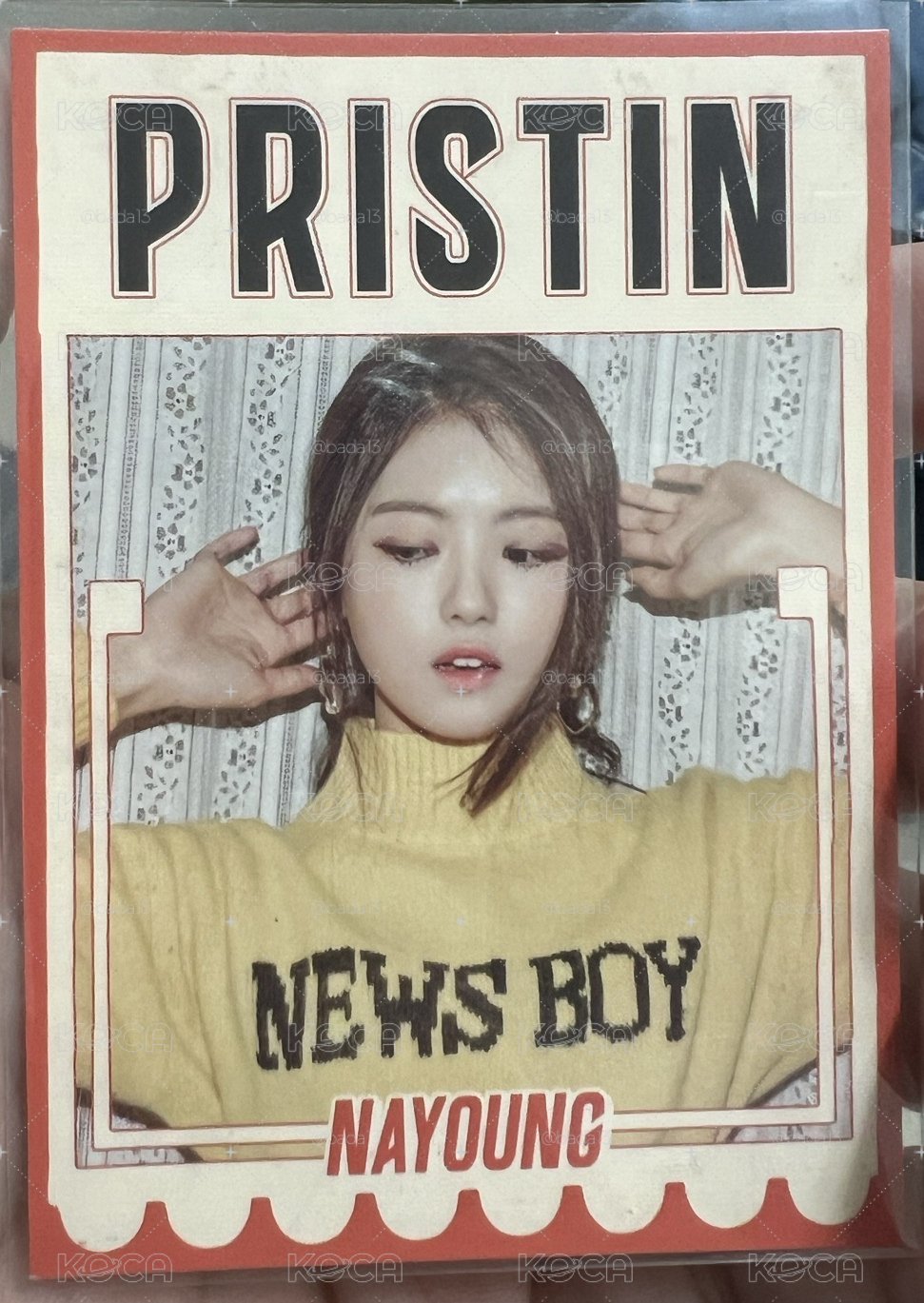 PRISTIN 娜榮 資料卡 HI! PRISTIN 專輯卡