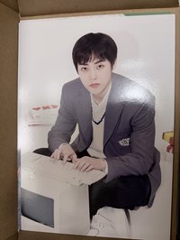 Xiumin人生四格+明信片+A4紙卡x2